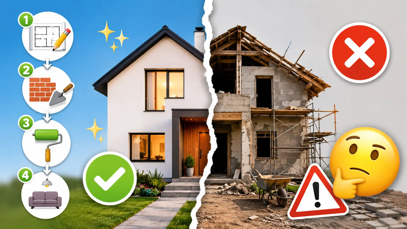 Checklist ordre des travaux de rénovation maison