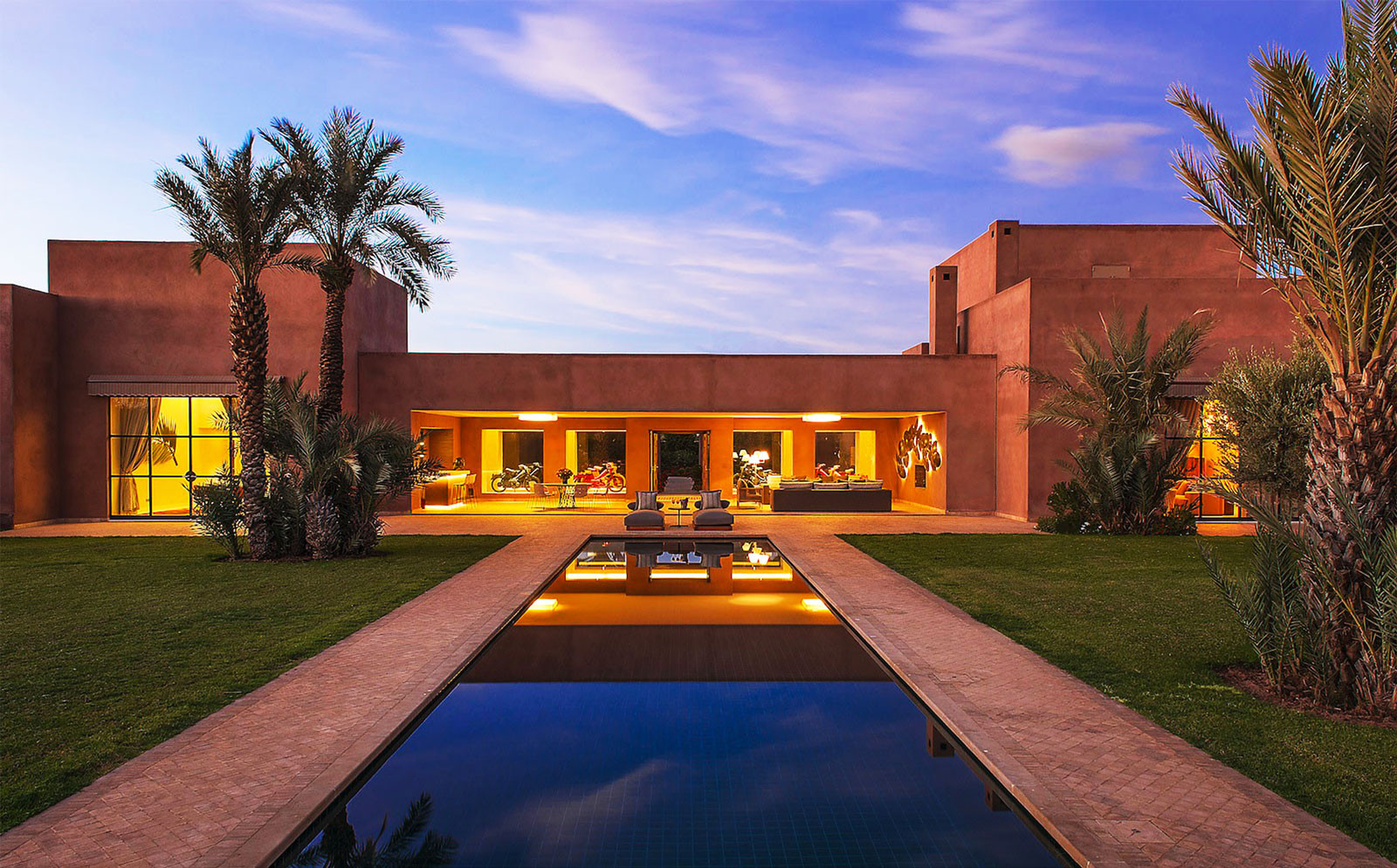 piscine à débordement clé en main marrakech