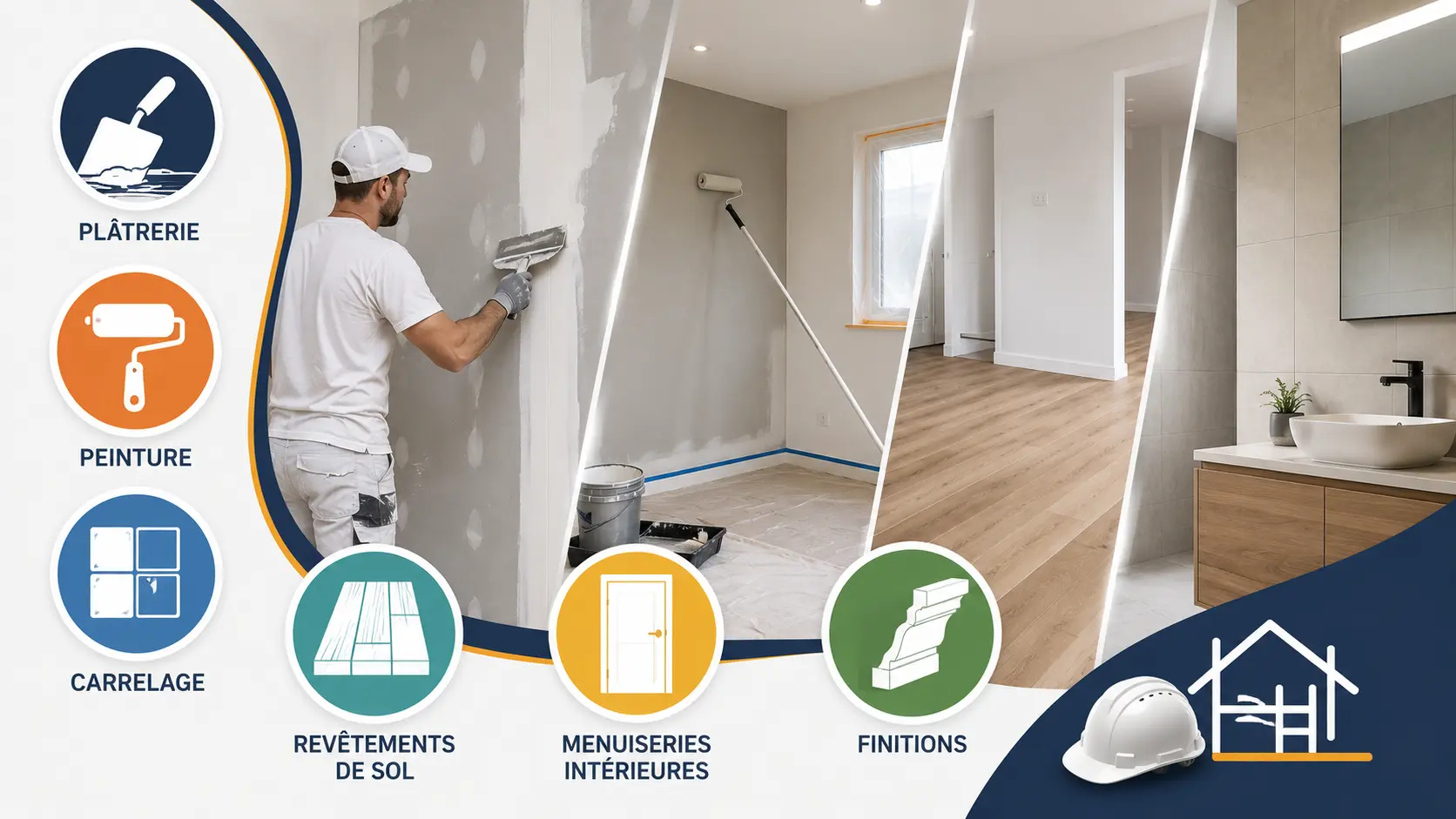 Second œuvre BTP : guide complet des travaux de finition